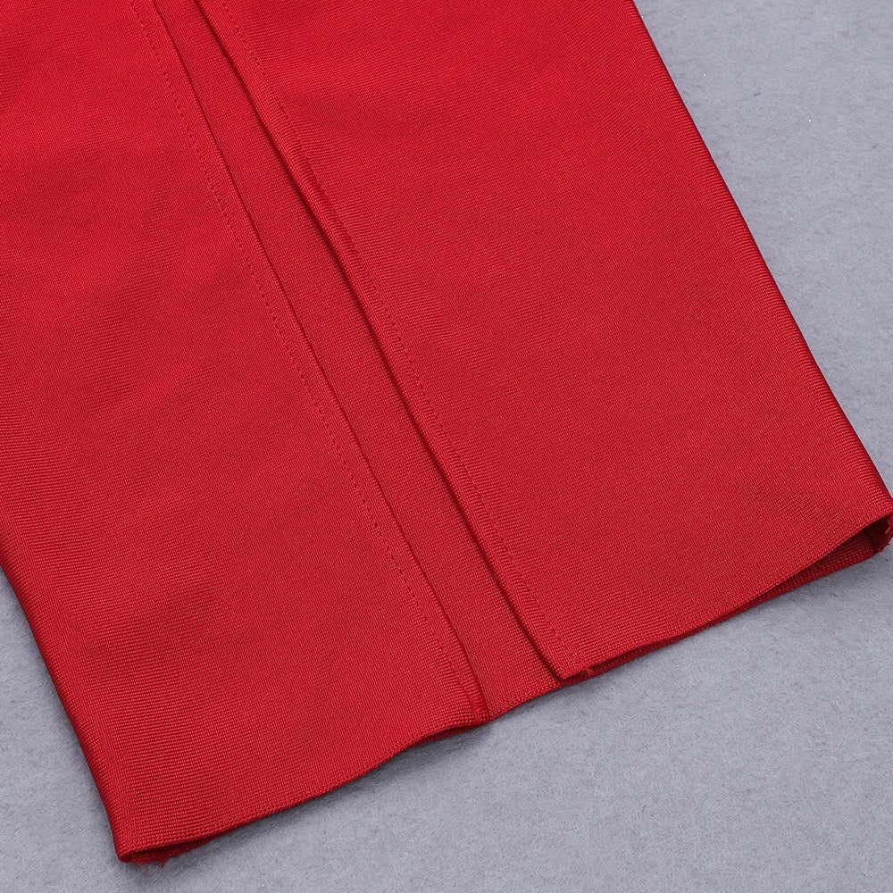 Elegant strapless maxi dress in shapewear fabric - ZOMA