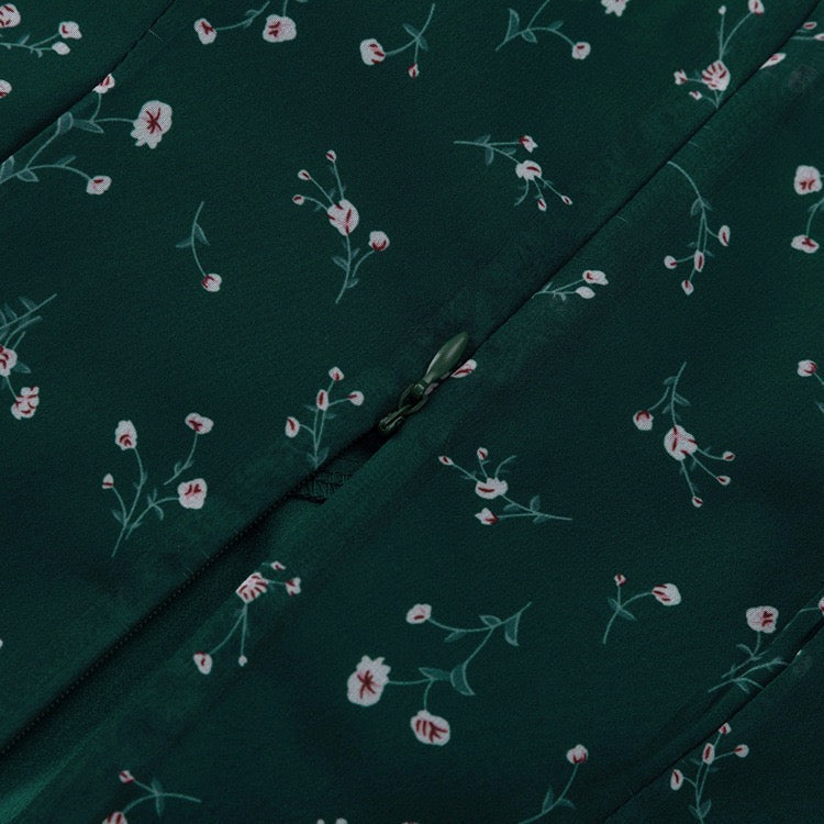 Floral chiffon two-piece set with a maxi skirt and button-down shirt – MAOR