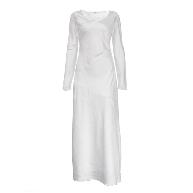 Satin maxi dress – Dekel