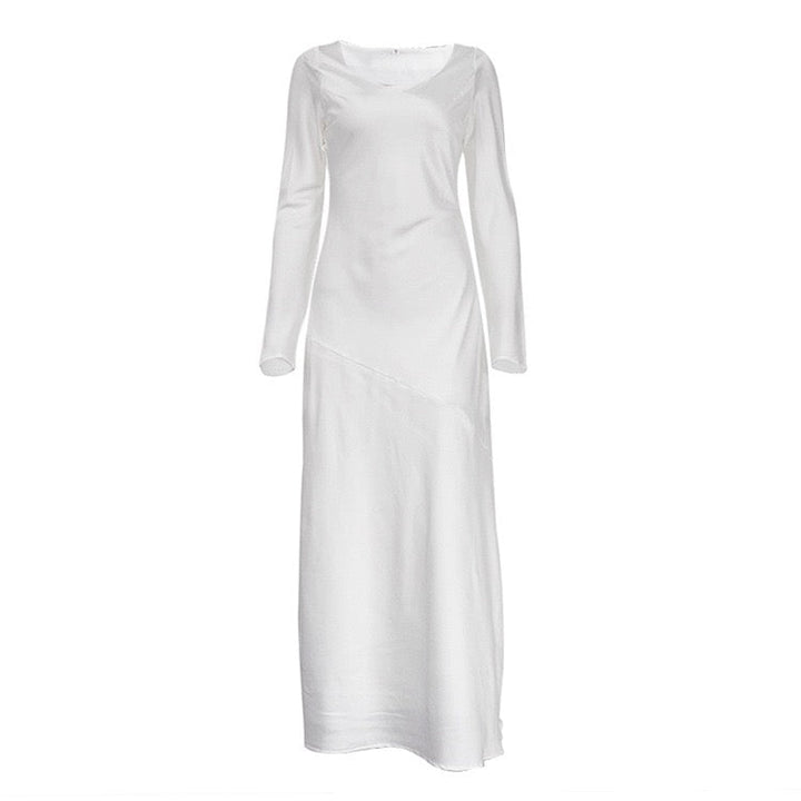 Satin maxi dress – Dekel