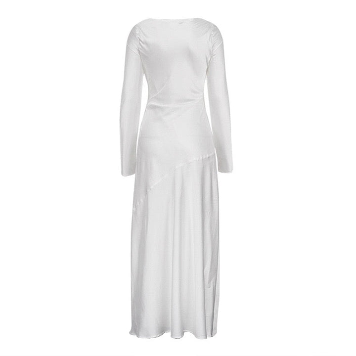 Satin maxi dress – Dekel