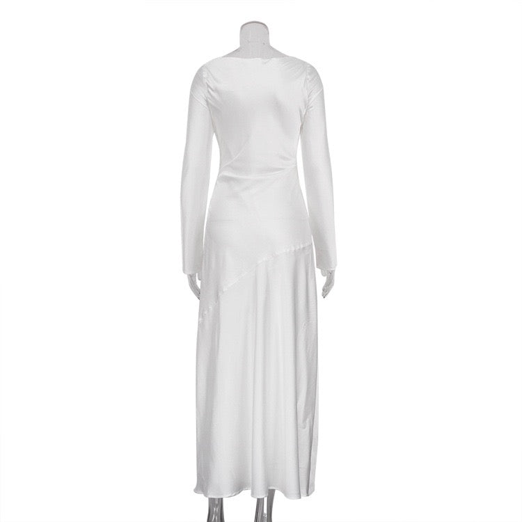 Satin maxi dress – Dekel
