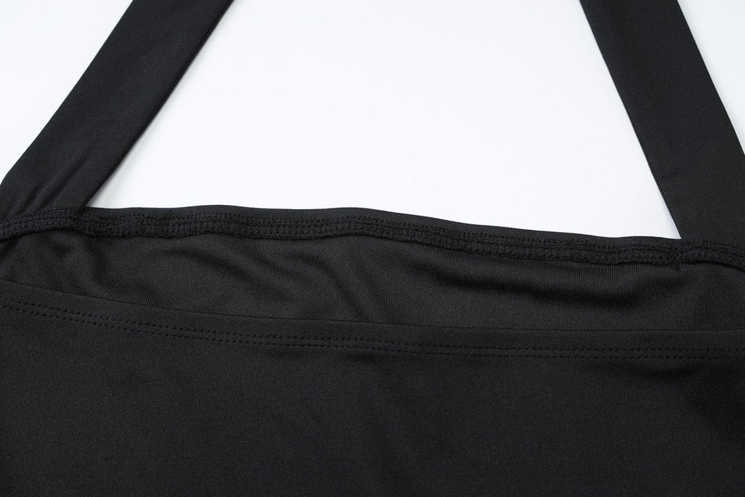 Maxi dress with open back, shapewear fabric - Yahli