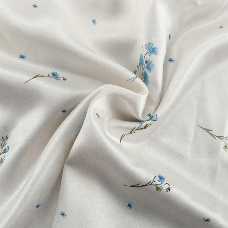 Floral satin maxi dress – PIA