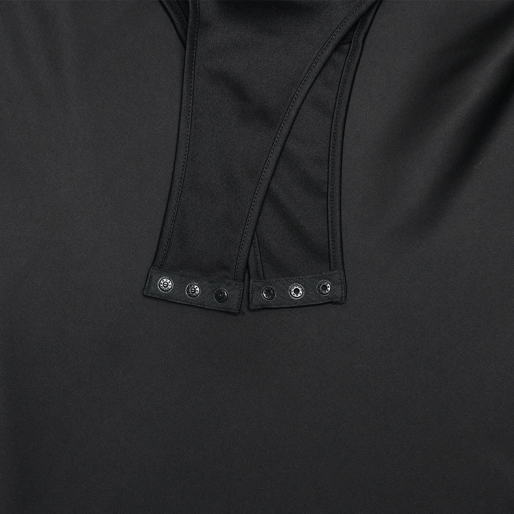 Strapless satin maxi dress with bodysuit corset design - Ariel