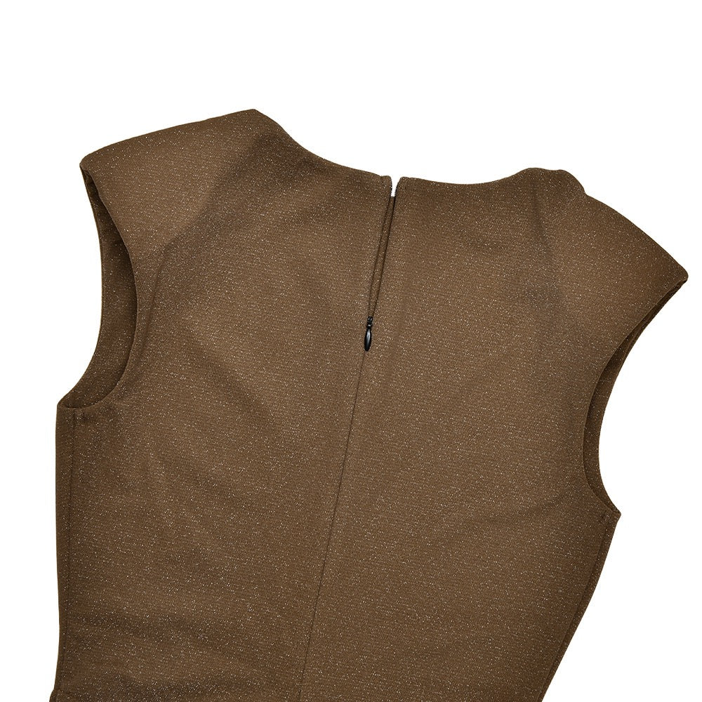 Sequined maxi dress with gathered design - Harel