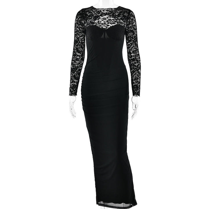 Lace corset maxi dress - DEMI