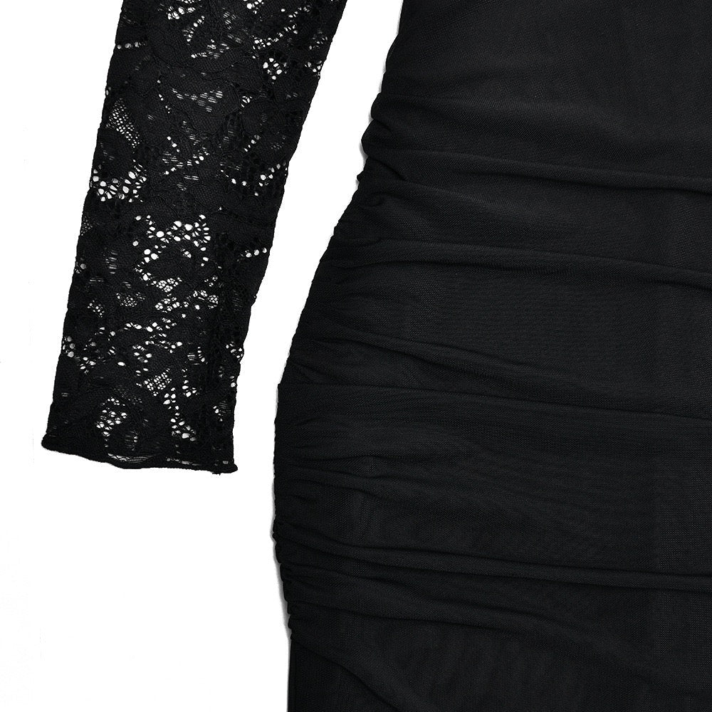 Lace corset maxi dress - DEMI