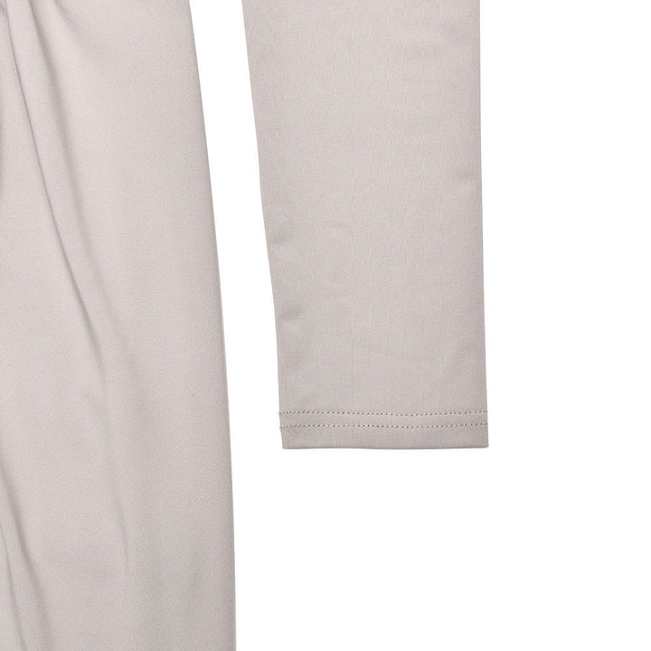 Corset maxi dress with slit and pleats, V-neckline, open back - TANIR