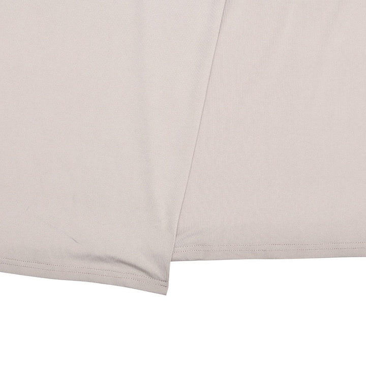 Corset maxi dress with slit and pleats, V-neckline, open back - TANIR