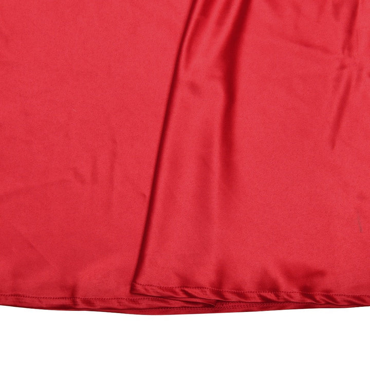 Maxi dress with satin pleats and bodice - Tamara