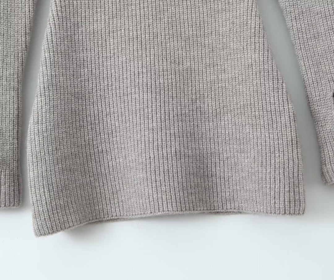 Off-the-shoulder knitted bodycon mini dress - MEL