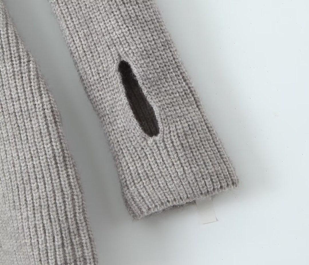 Off-the-shoulder knitted bodycon mini dress - MEL