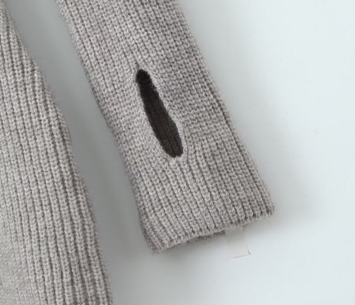 Off-the-shoulder knitted bodycon mini dress - MEL