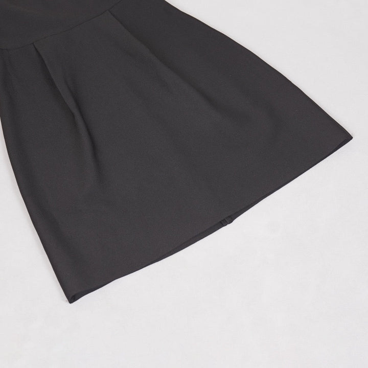 Strapless mini dress with diamond design - MERI LI