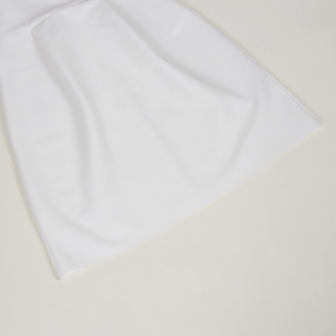 Strapless mini dress with diamond design - MERI LI