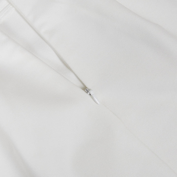 Strapless mini dress with diamond design - MERI LI