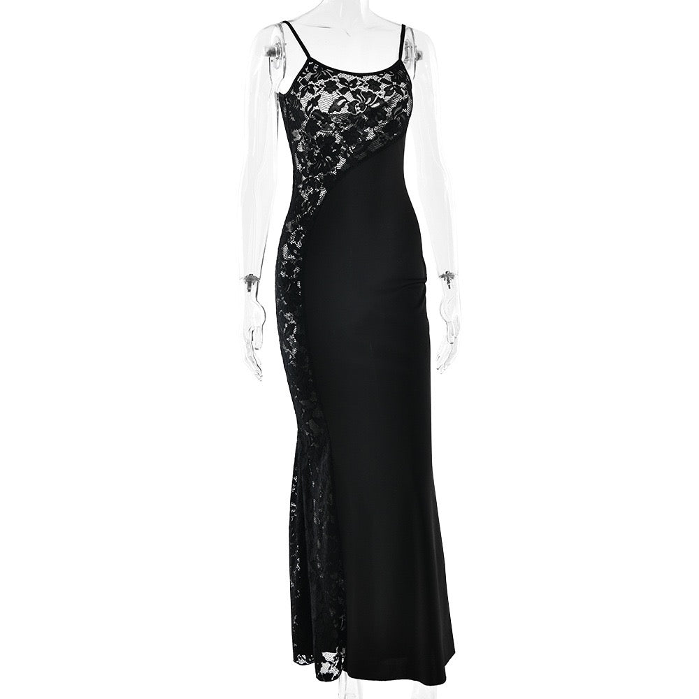 Maxi dress with lace design - Rely