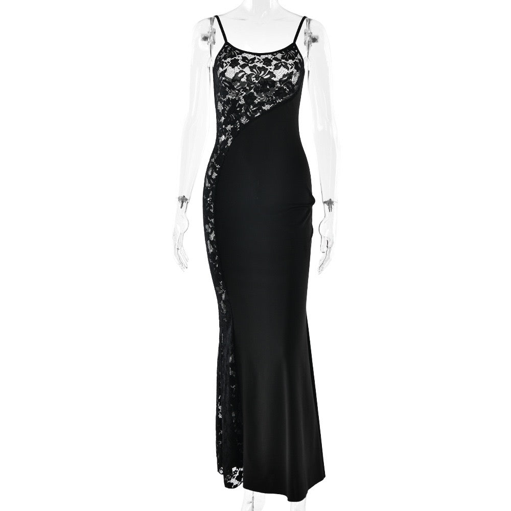 Maxi dress with lace design - Rely