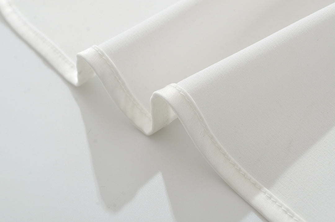 Maxi dress with satin pleats and a tie-back bodice for fastening at the waist - Loiana