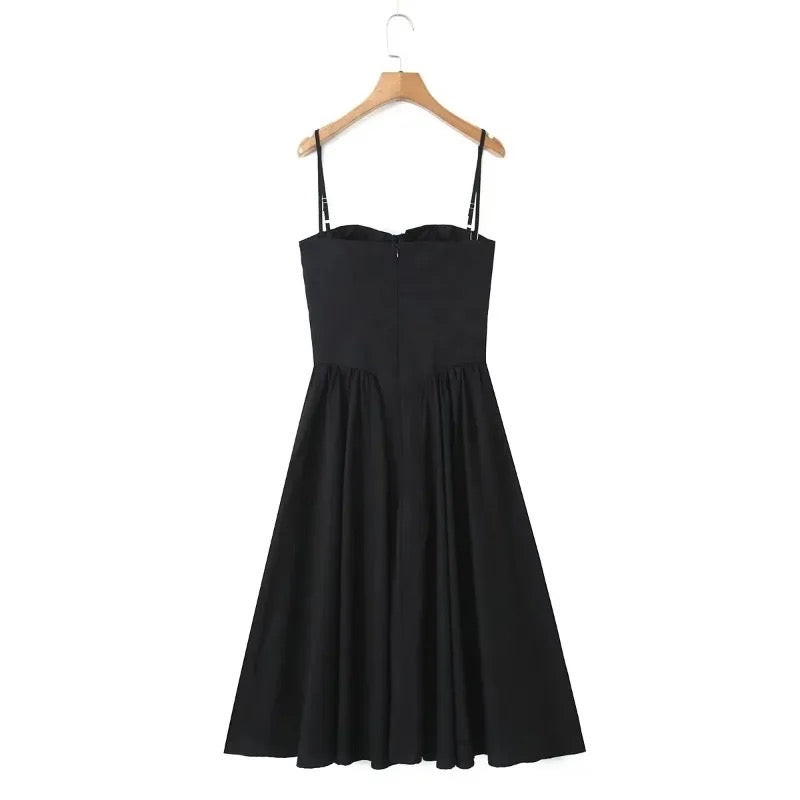 שמלת מידי וינטאג' בסגנון כפרי - מאלי