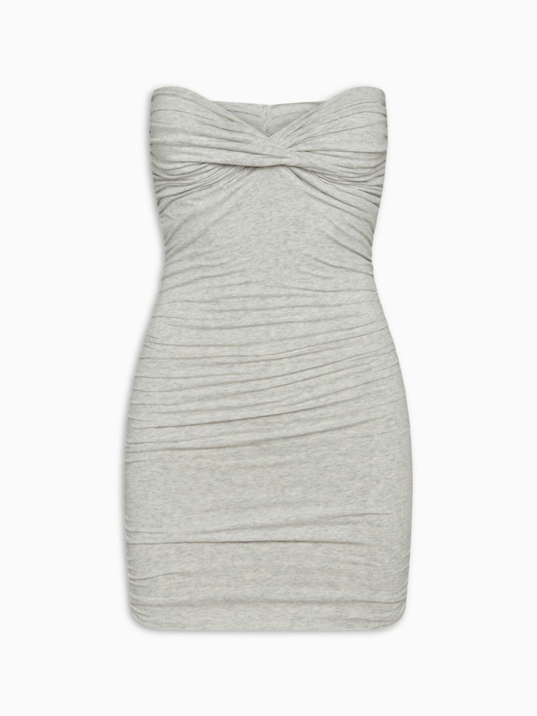 Strapless, gathered, tight mini dress - Bailey