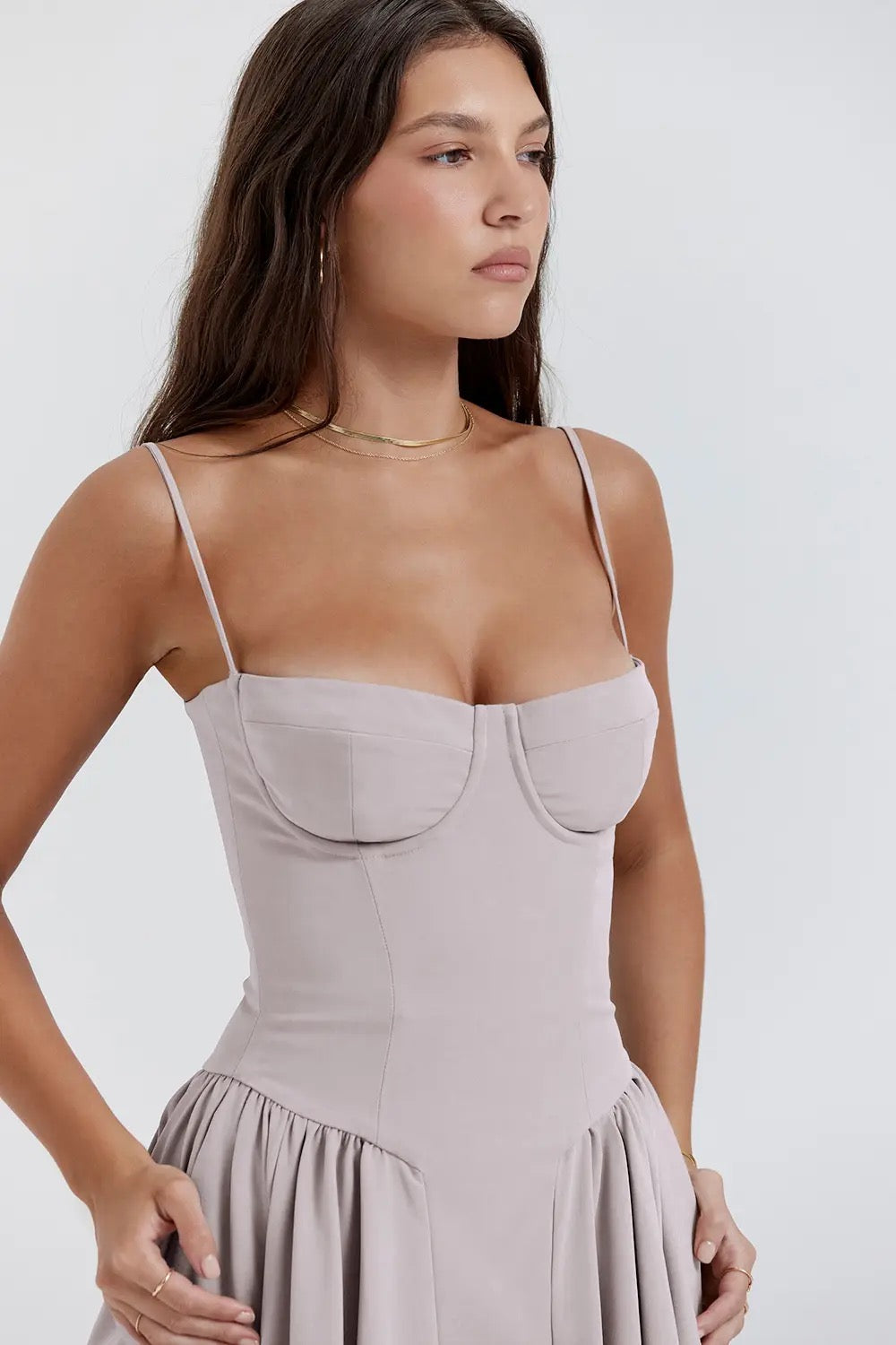 שמלת מידי וינטאג' בסגנון כפרי - מאלי