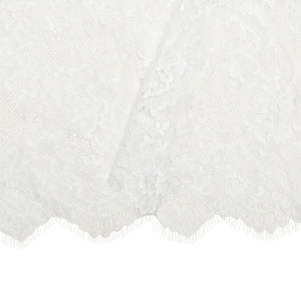 Maxi Satin Dress with Lace Design - ZIV