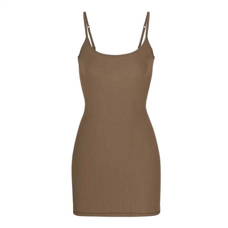 Mady fitted mini dress in shaping fabric