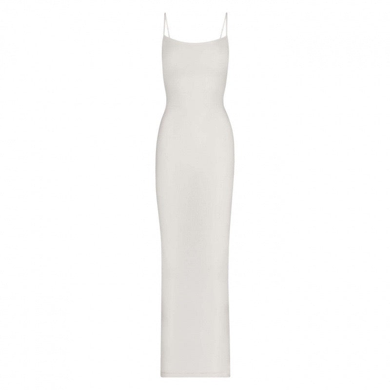 KIMIS fitted maxi dress in shaping fabric