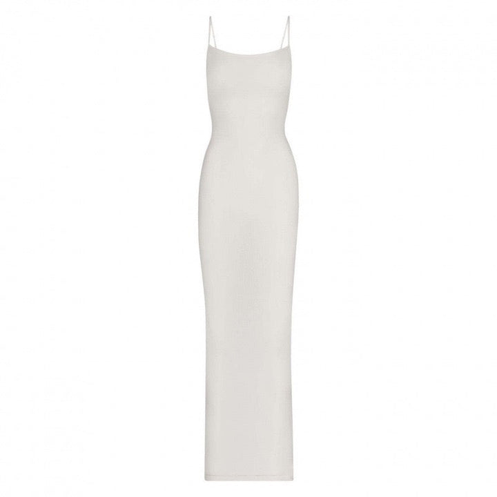 KIMIS fitted maxi dress in shaping fabric