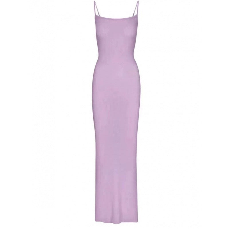 KIMIS fitted maxi dress in shaping fabric