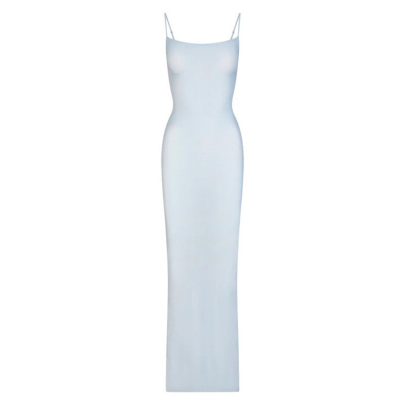 KIMIS fitted maxi dress in shaping fabric
