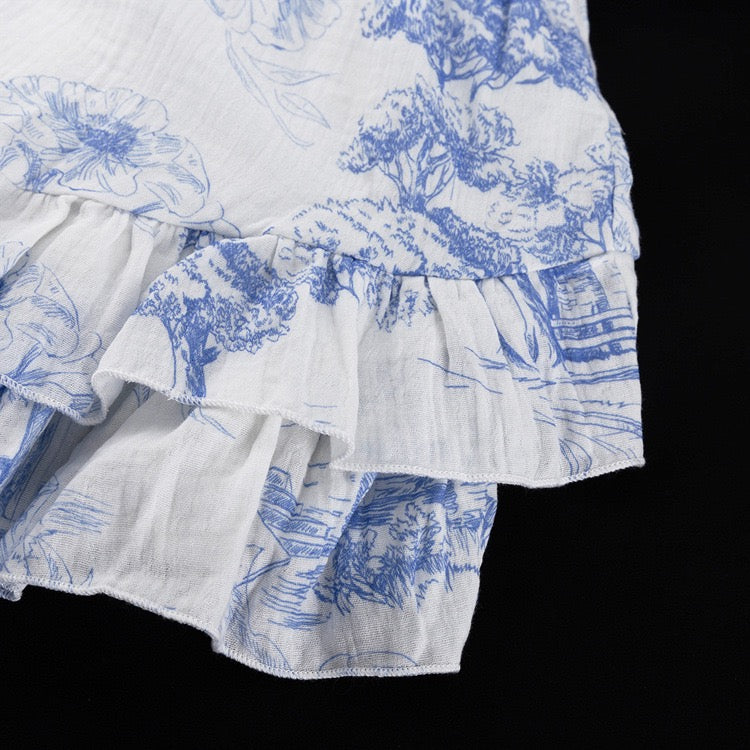 Mini dress with illustrated embellishments – Catalia