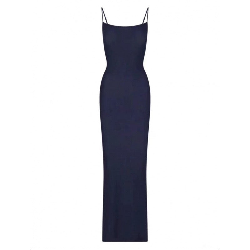 KIMIS fitted maxi dress in shaping fabric