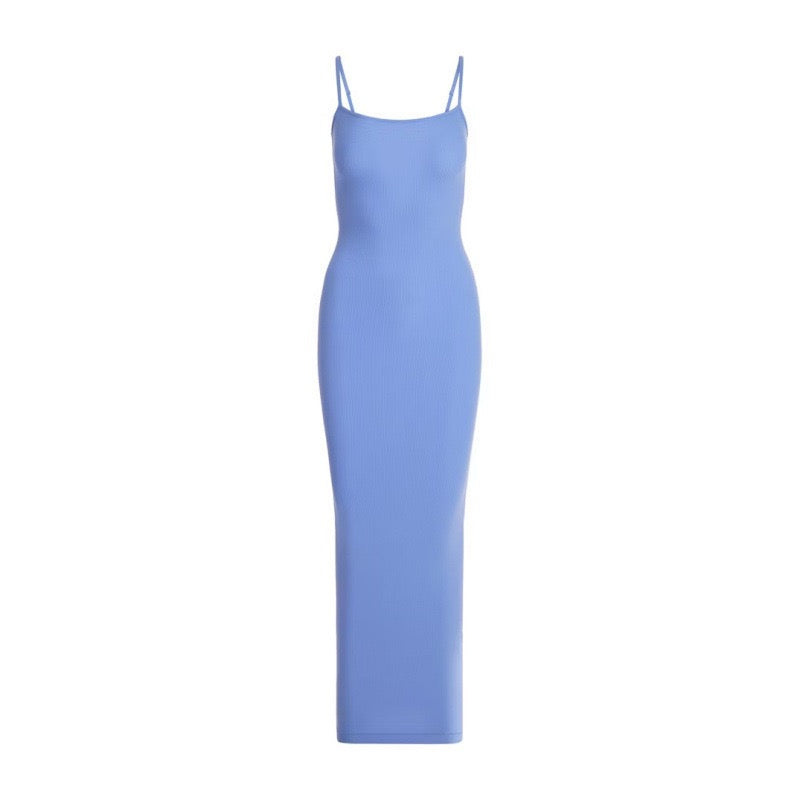 KIMIS fitted maxi dress in shaping fabric