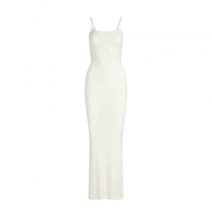 KIMIS fitted maxi dress in shaping fabric
