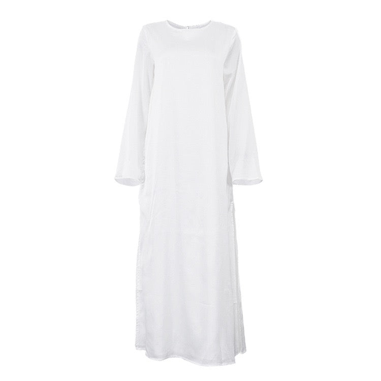 Satin maxi dress – Dana