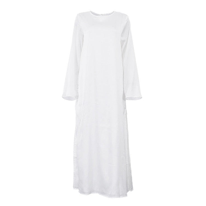 Satin maxi dress – Dana
