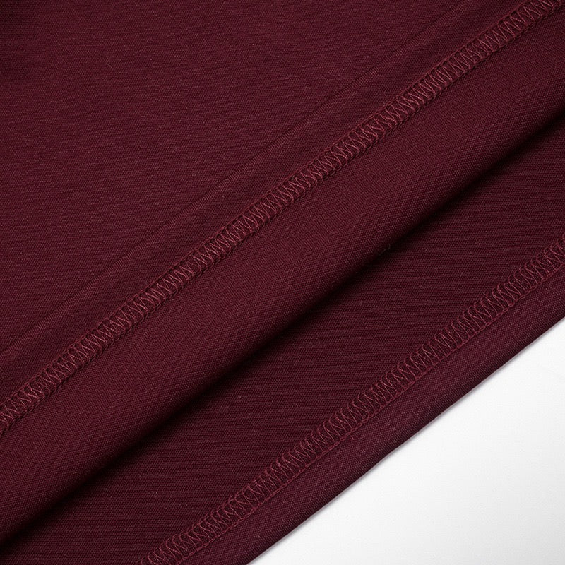 Tailored mini dress with pleats and buttons, V-neckline - Donatella