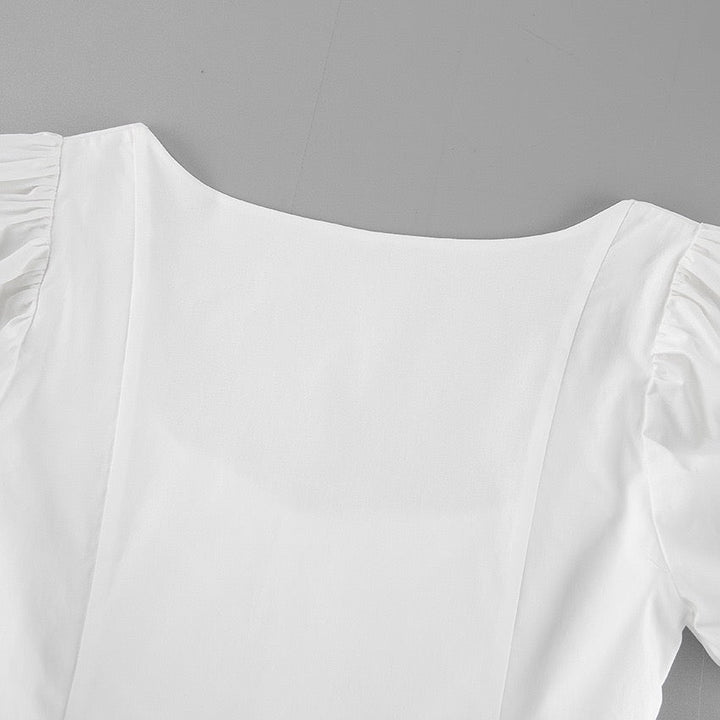 Button-design mini dress – Libby