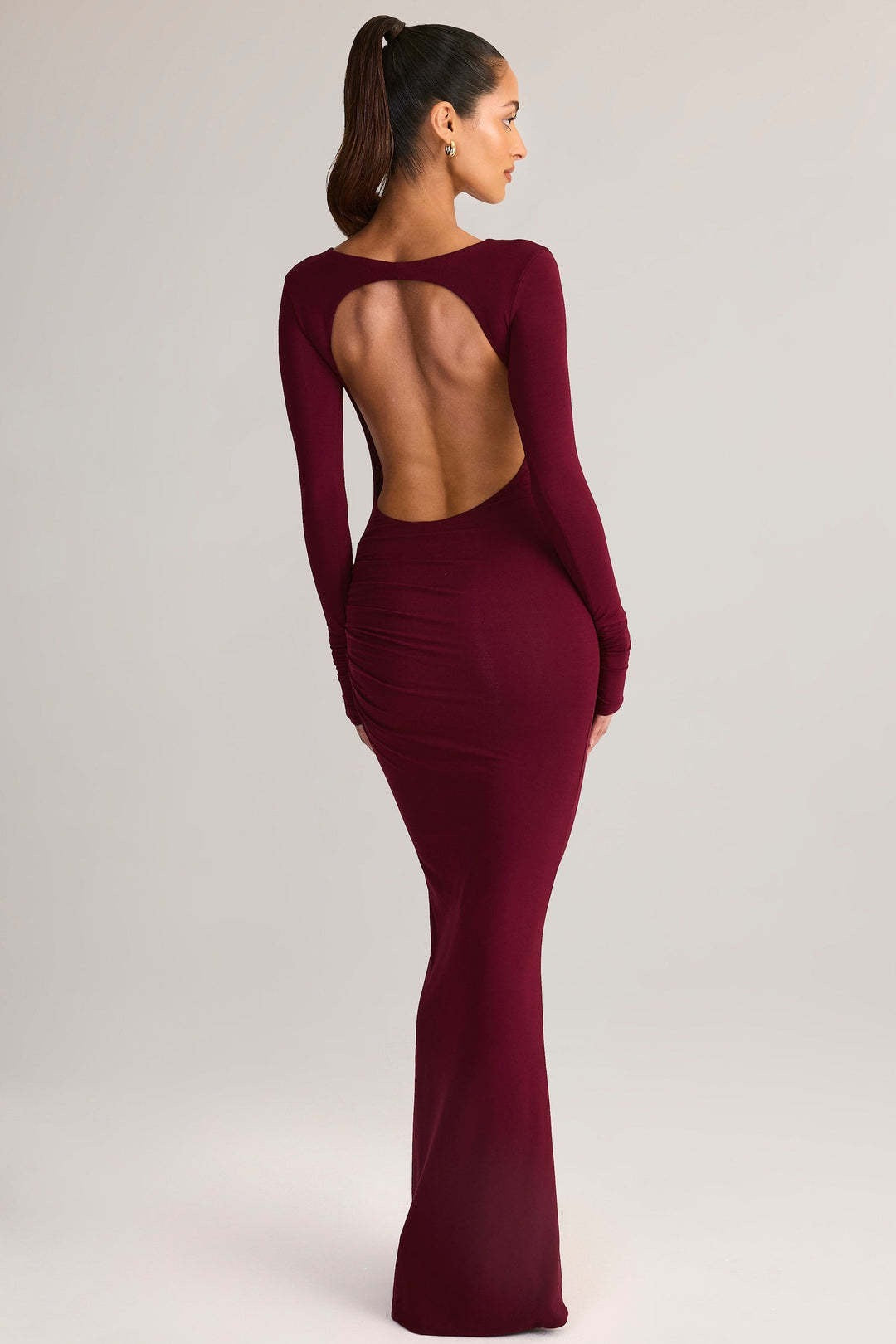 Open Back Tight Maxi Dress - Erin
