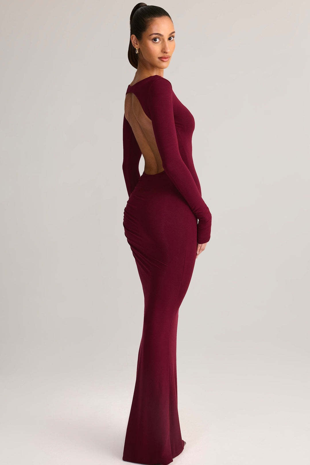 Open Back Tight Maxi Dress - Erin