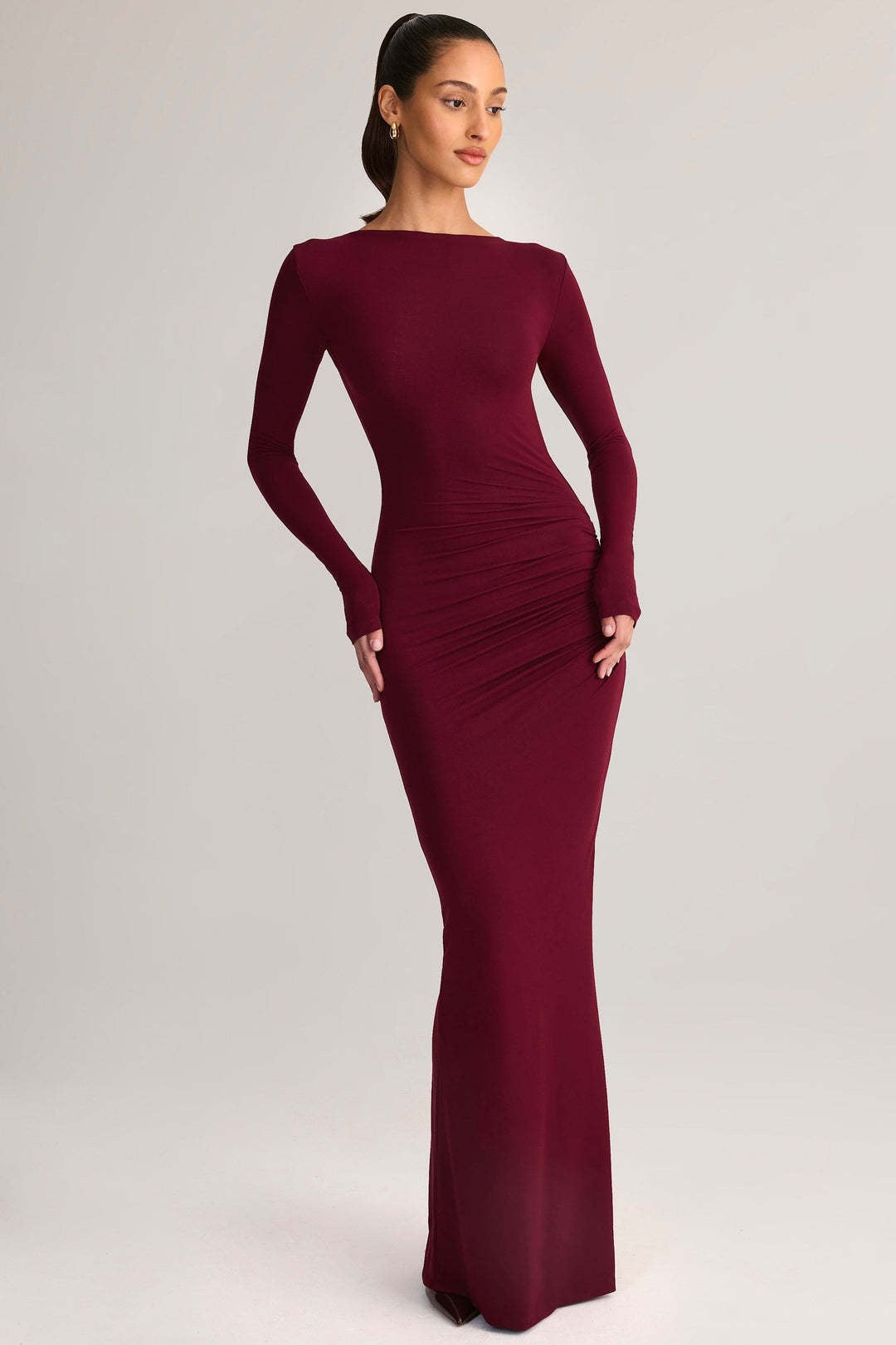 Open Back Tight Maxi Dress - Erin