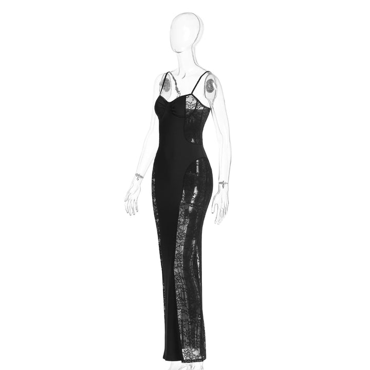 Maxi dress in shapewear with lace design - Joya