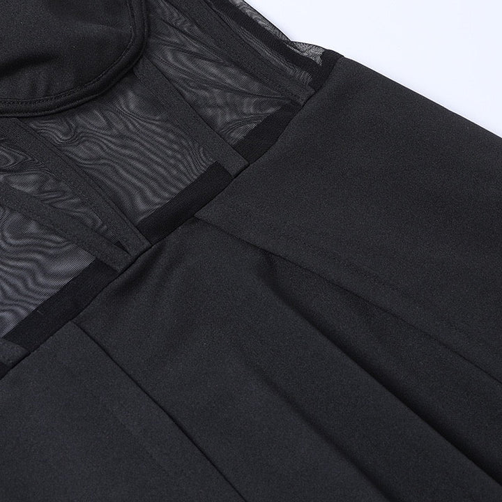 Strapless maxi dress with slits design - MEIRA