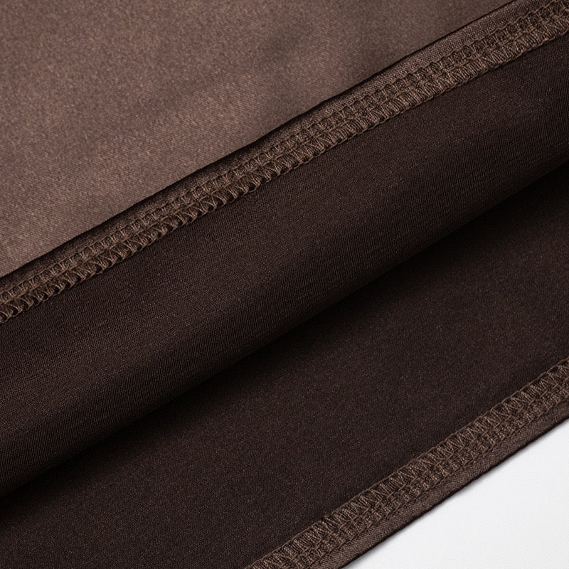 Strapless mini dress with satin pleats - Vera