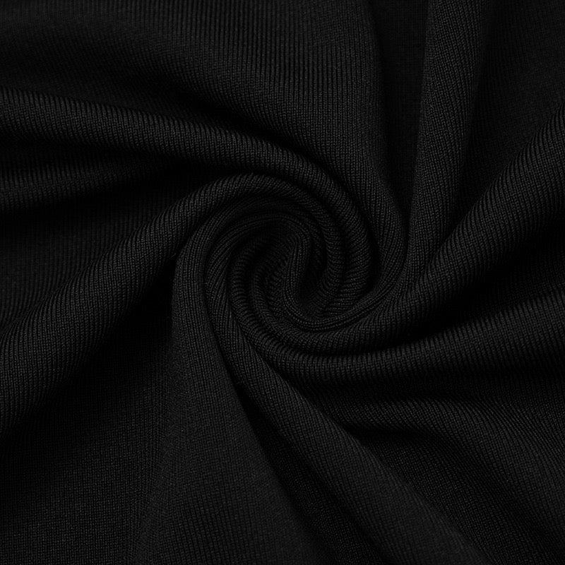 Chiffon pleated mini dress with a train - Sorella