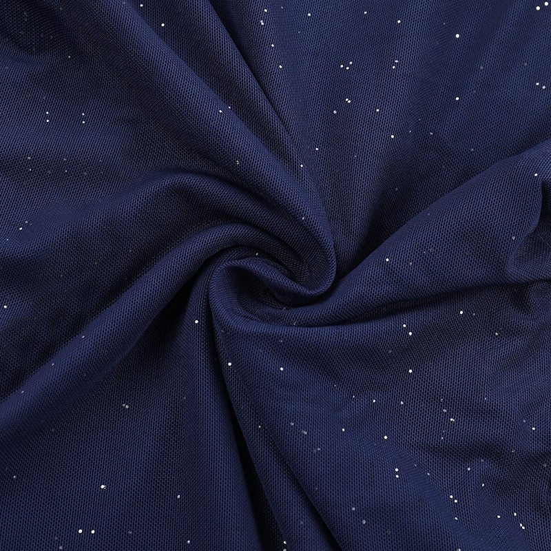 Sequined strapless maxi dress with matching scarf - Miamore