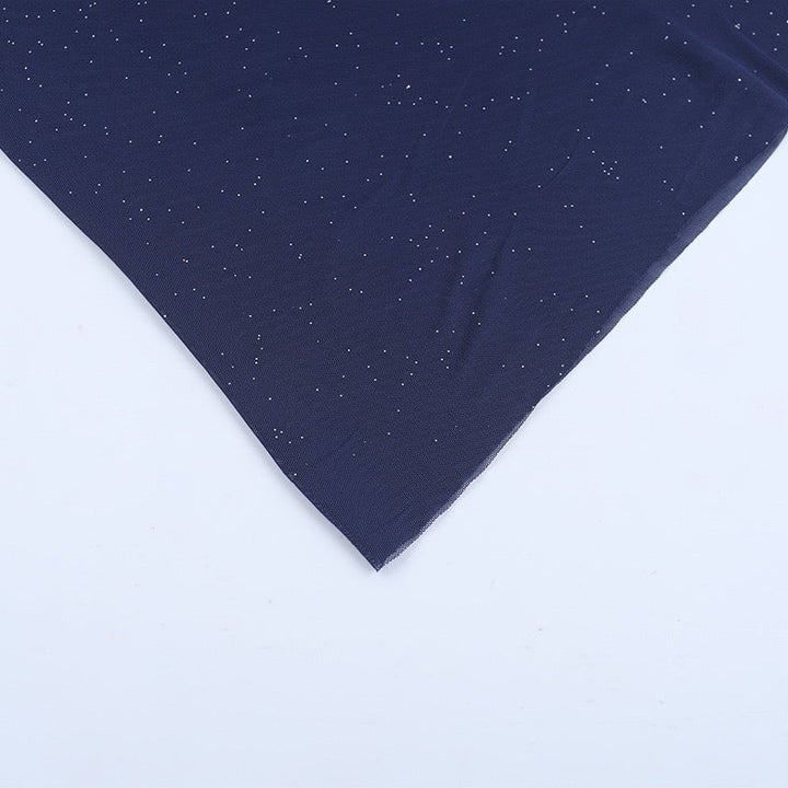 Sequined strapless maxi dress with matching scarf - Miamore